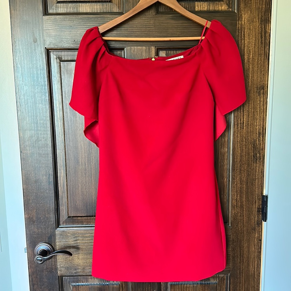 Trina Turk, Size 0, red cocktail dress
